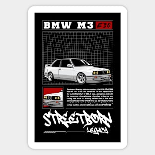 Vintage M3 E30 Car Magnet